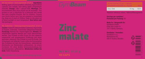 GymBeam Minerali Malato di Zinco capsule zinco chelato
