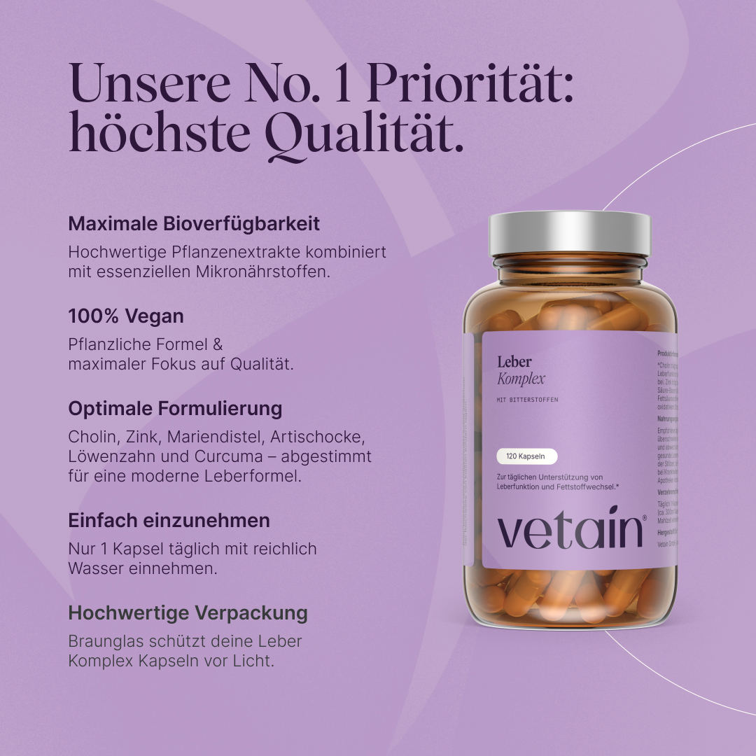 Vetain Liver Complex 120 Capsule Vegane Fegato