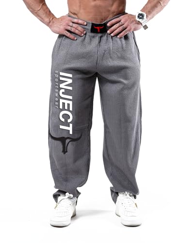 Inject Hammer Pantaloni Tuta Grigio Antracite Cotone XS-XL