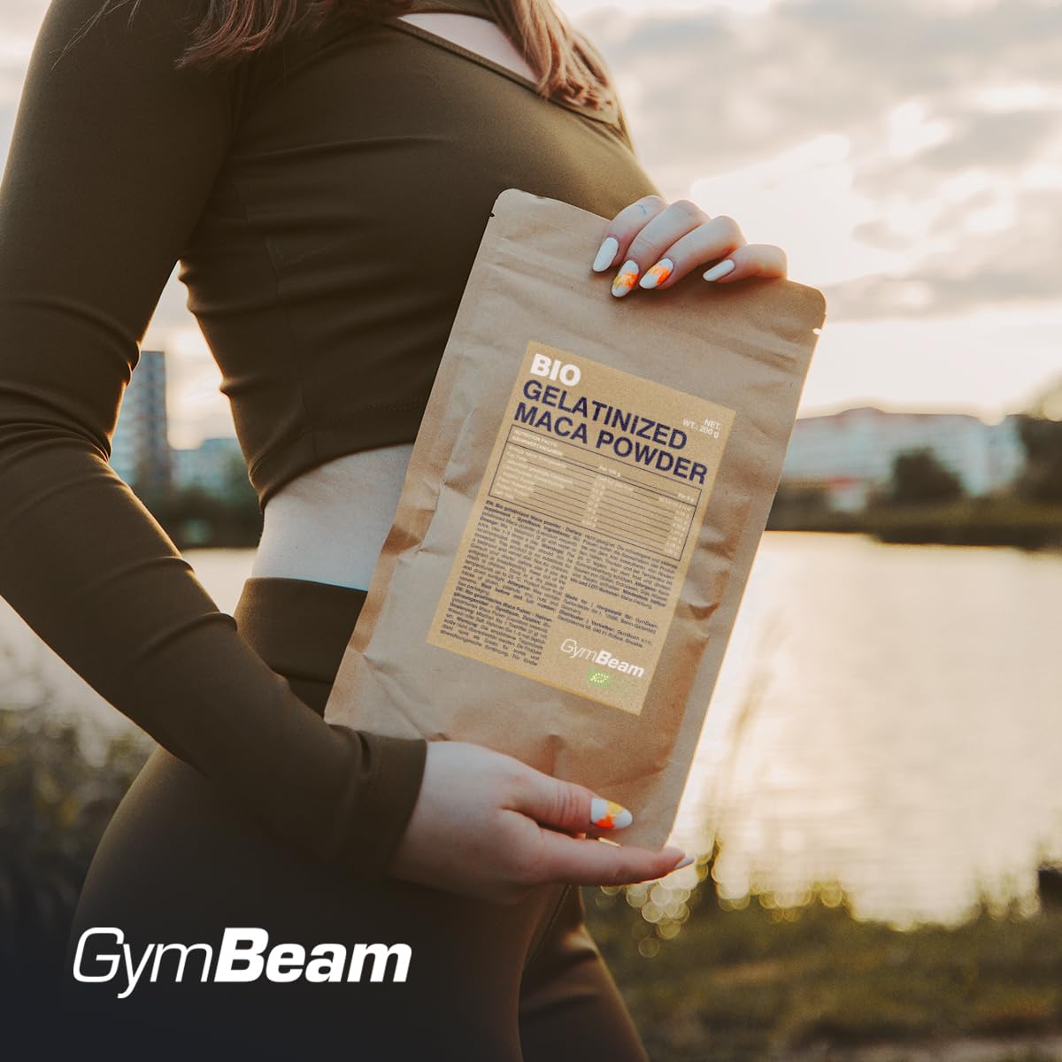GymBeam Maca Peruviana Gelatinizzata Polvere BIO 200 g Adattogeno