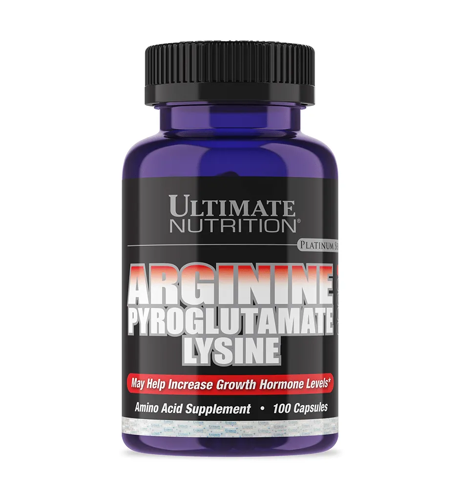 Ultimate Nutrition Performance Arginine Pyroglutamate Lysine compresse