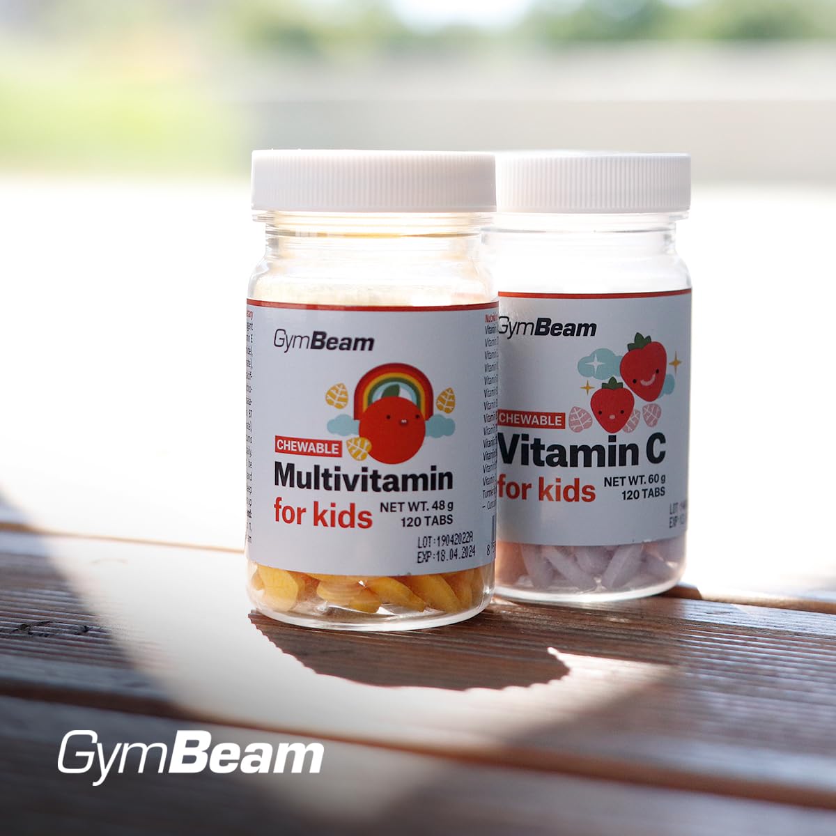 GymBeam Multivitaminico Bambini Gommose Arancia 120 Pezzi