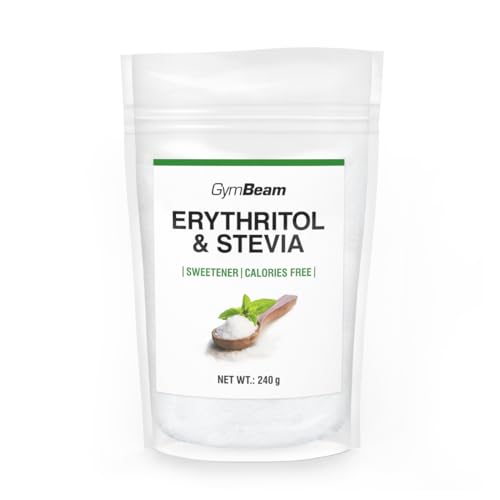 GymBeam Eritritolo Stevia dolcificante 240g zero calorie