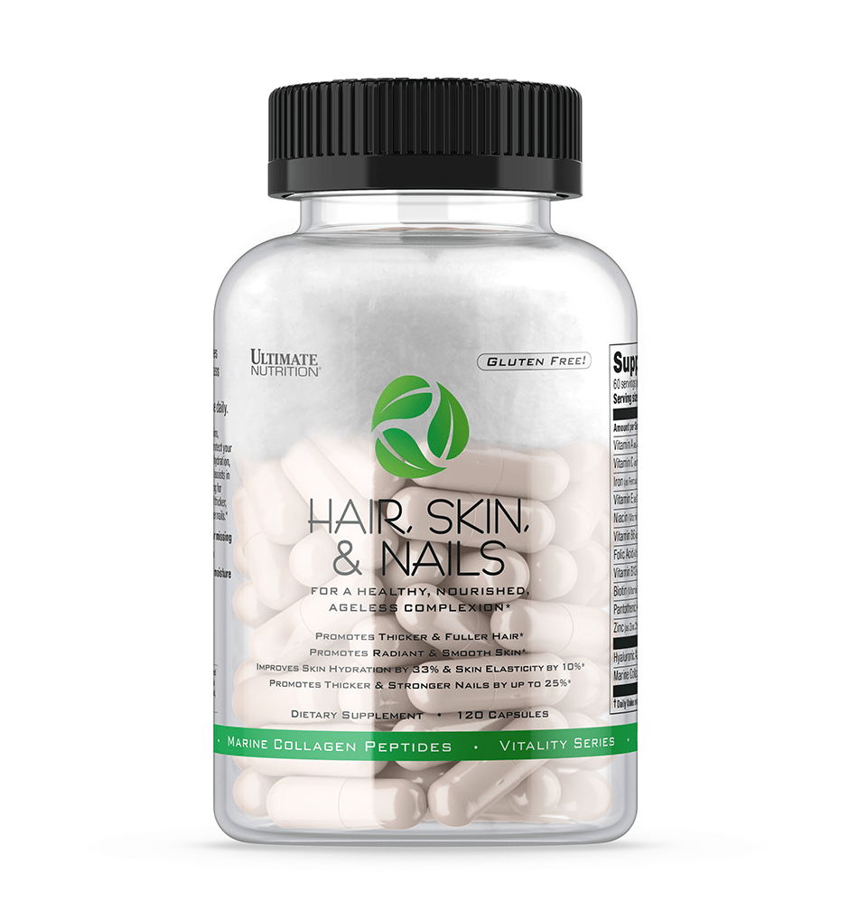 Ultimate Nutrition Hair Skin Nails integratore collagene marino biotina
