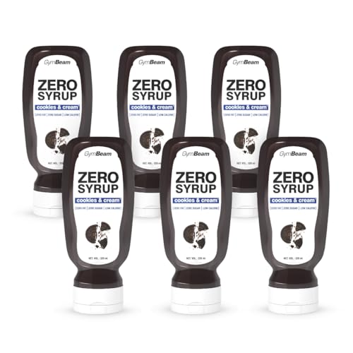 GymBeam Sciroppo ZERO Cookies Cream 320 ml Senza Zucchero