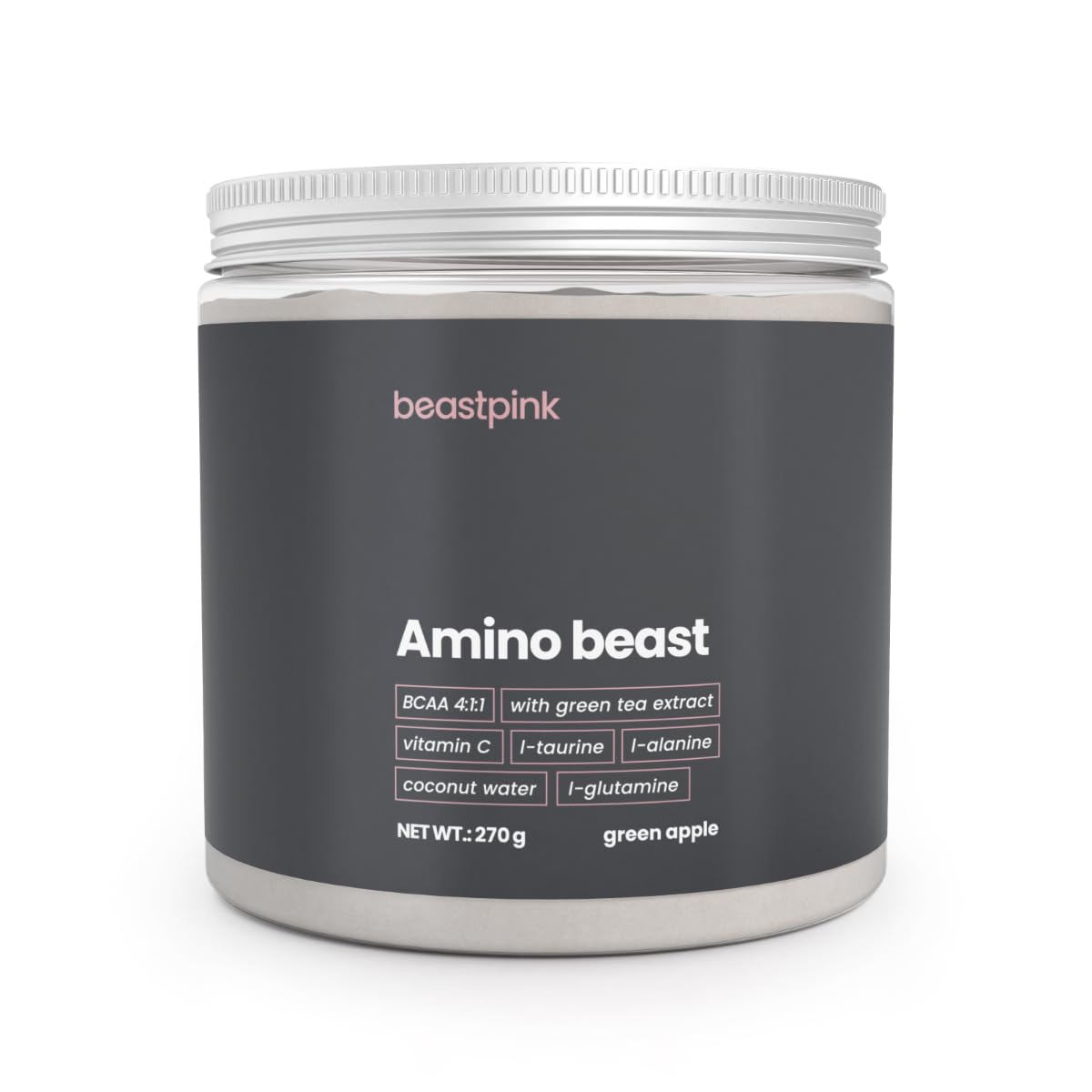 GymBeam Amino Beast aminoacidi mela verde 270 g BCAA