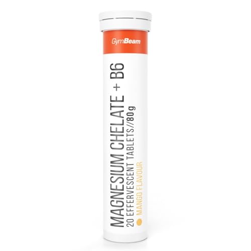 GymBeam Magnesio Chelato+B6 effervescente arancia 20 cpr