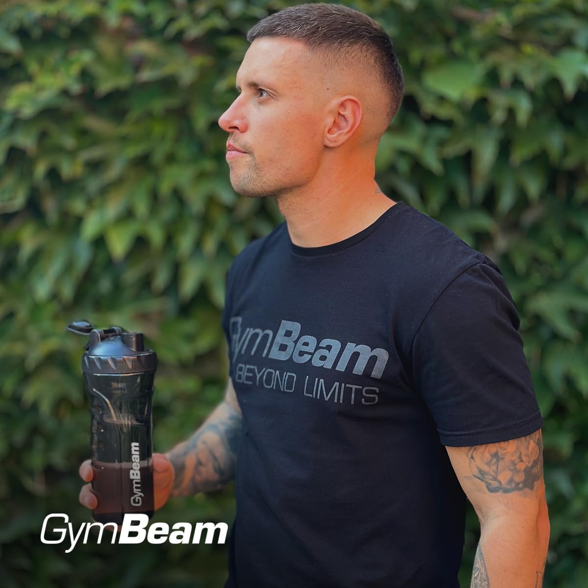 GymBeam Infinity Shaker Nero 1000 ml Tritan Senza BPA