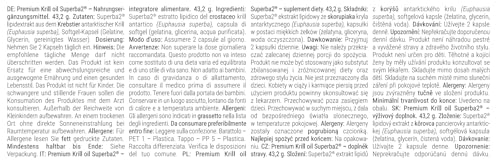 GymBeam Olio Krill Superba2 Omega 3 60 cps 1000 mg EPA DHA