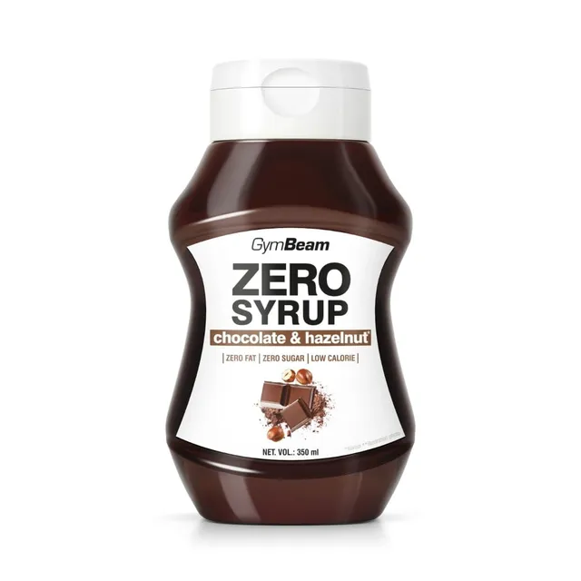 GymBeam Alimentazione Sciroppo ZERO 350 ml Cioccolato Nocciola