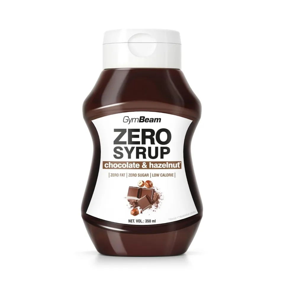 GymBeam Alimentazione Sciroppo ZERO 350 ml Cioccolato Nocciola