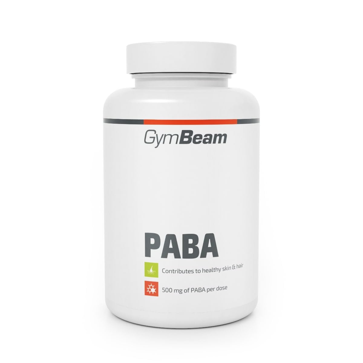 GymBeam PABA 500 mg capsule 90 pz pelle e capelli