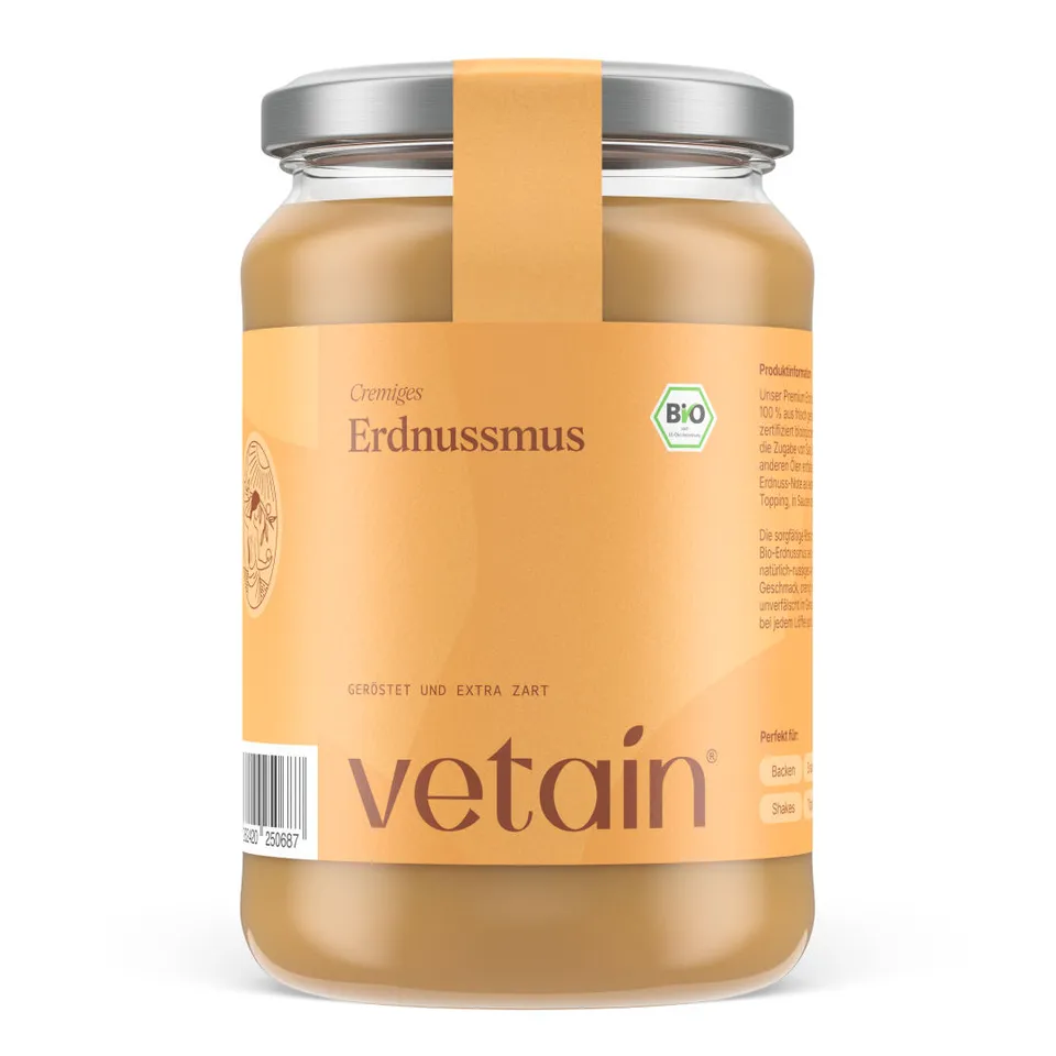 Vetain Burro di Arachidi Bio Cremoso 500g