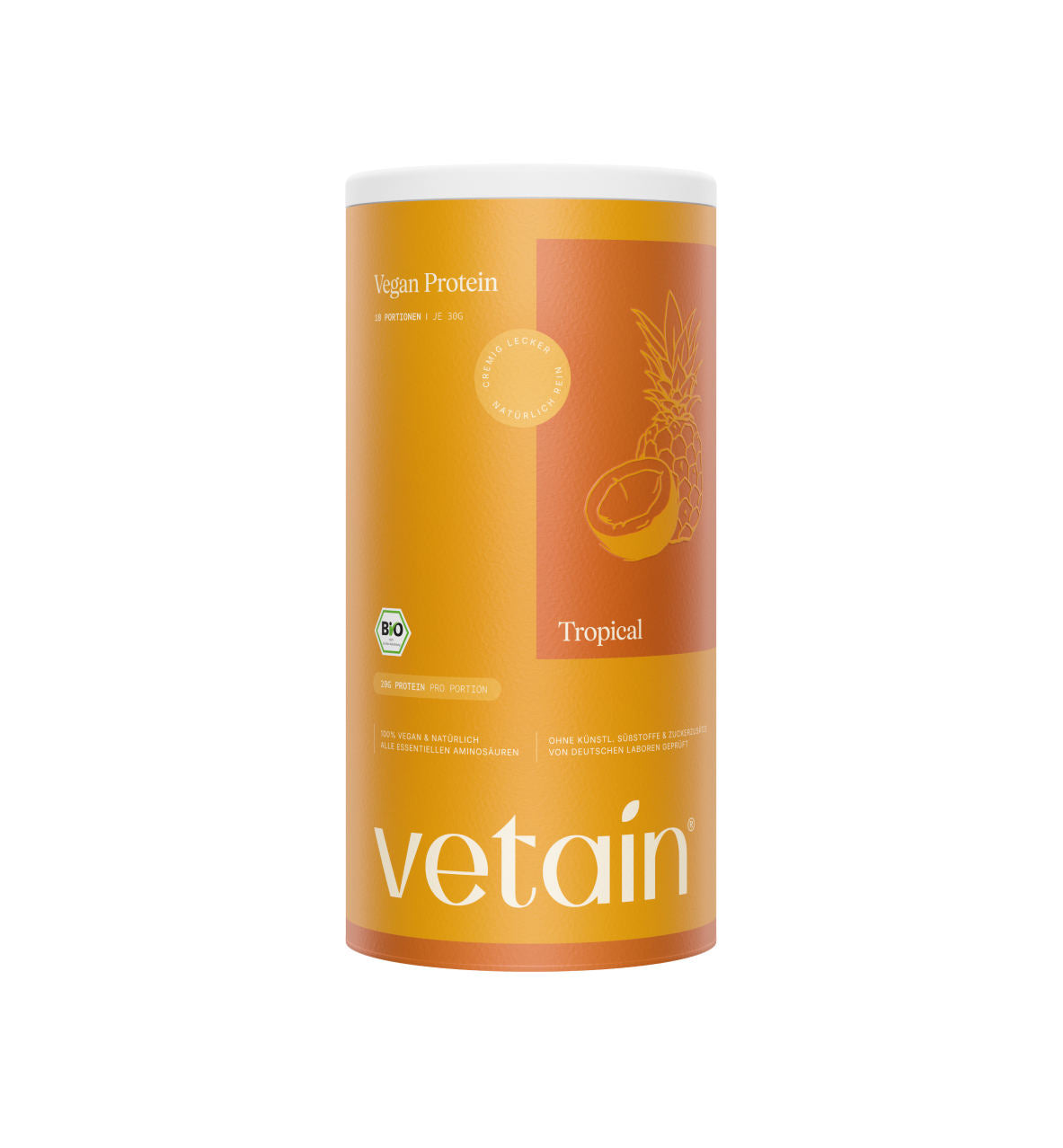 Vetain Tropical Proteine Vegane Bio 540 g Fruttato