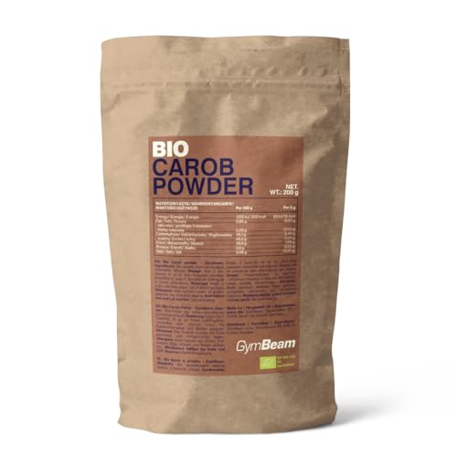 GymBeam Farina di Carruba BIO 200g polvere senza zuccheri aggiunti
