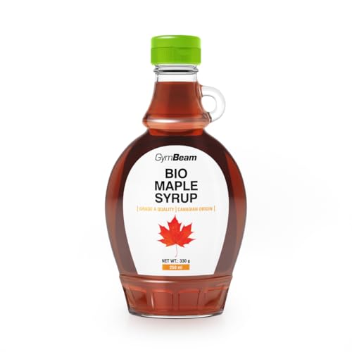 GymBeam Alimentazione Sciroppo d'Acero BIO Dolcificante 250 ml Grado A