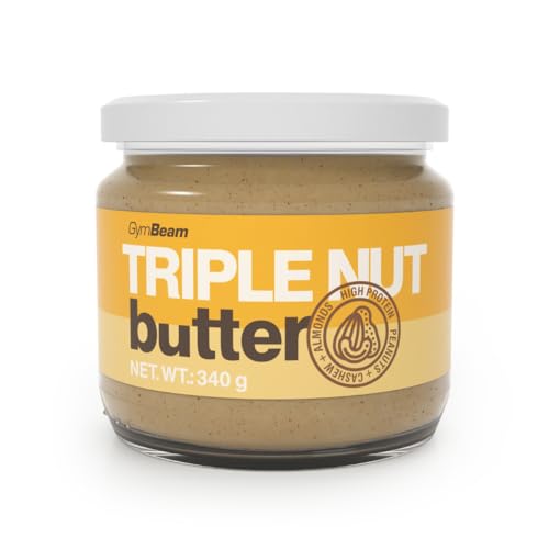 GymBeam Triple Nut Burro Anacardi Arachidi Mandorle 400g