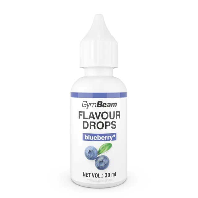GymBeam Alimentazione Flavor Drops aroma 30ml blueberry zero
