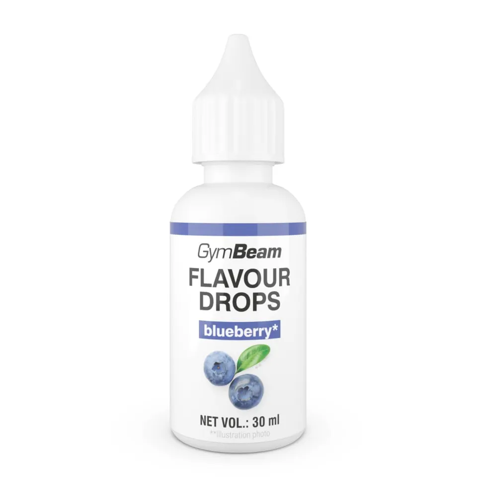 GymBeam Alimentazione Flavor Drops aroma 30ml blueberry zero