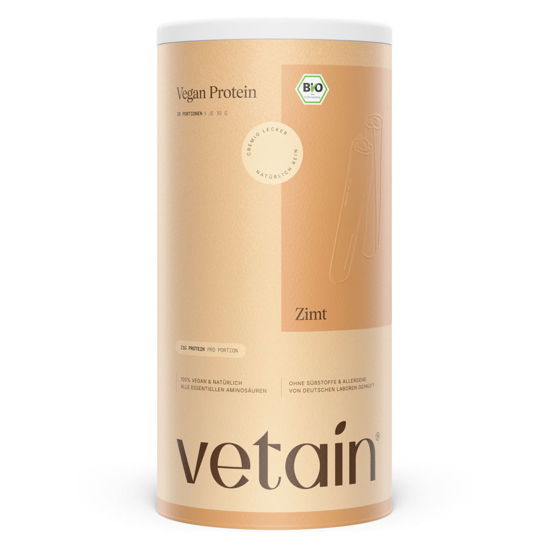 Vetain Veganes Proteinpulver Vanille proteine bio 600g