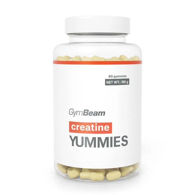 GymBeam Creatine Yummies Creatina Gummies 60 Caramelle Gusto Ananas