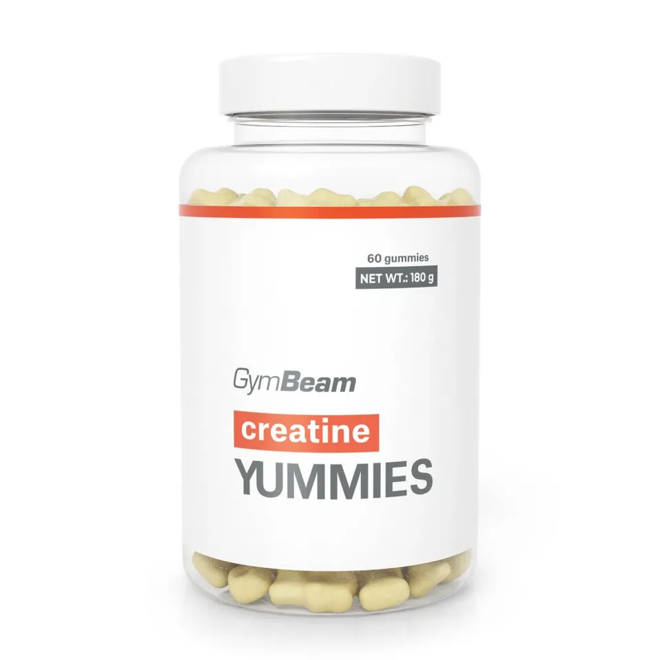 GymBeam Creatine Yummies Creatina Gummies 60 Caramelle Gusto Ananas
