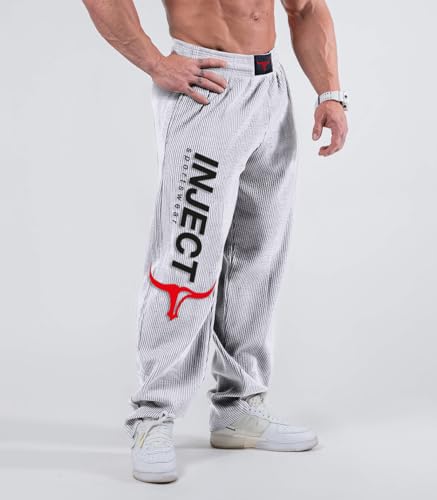 Inject Nutrition Hammer Pantaloni Sportivi Cotone Antracite