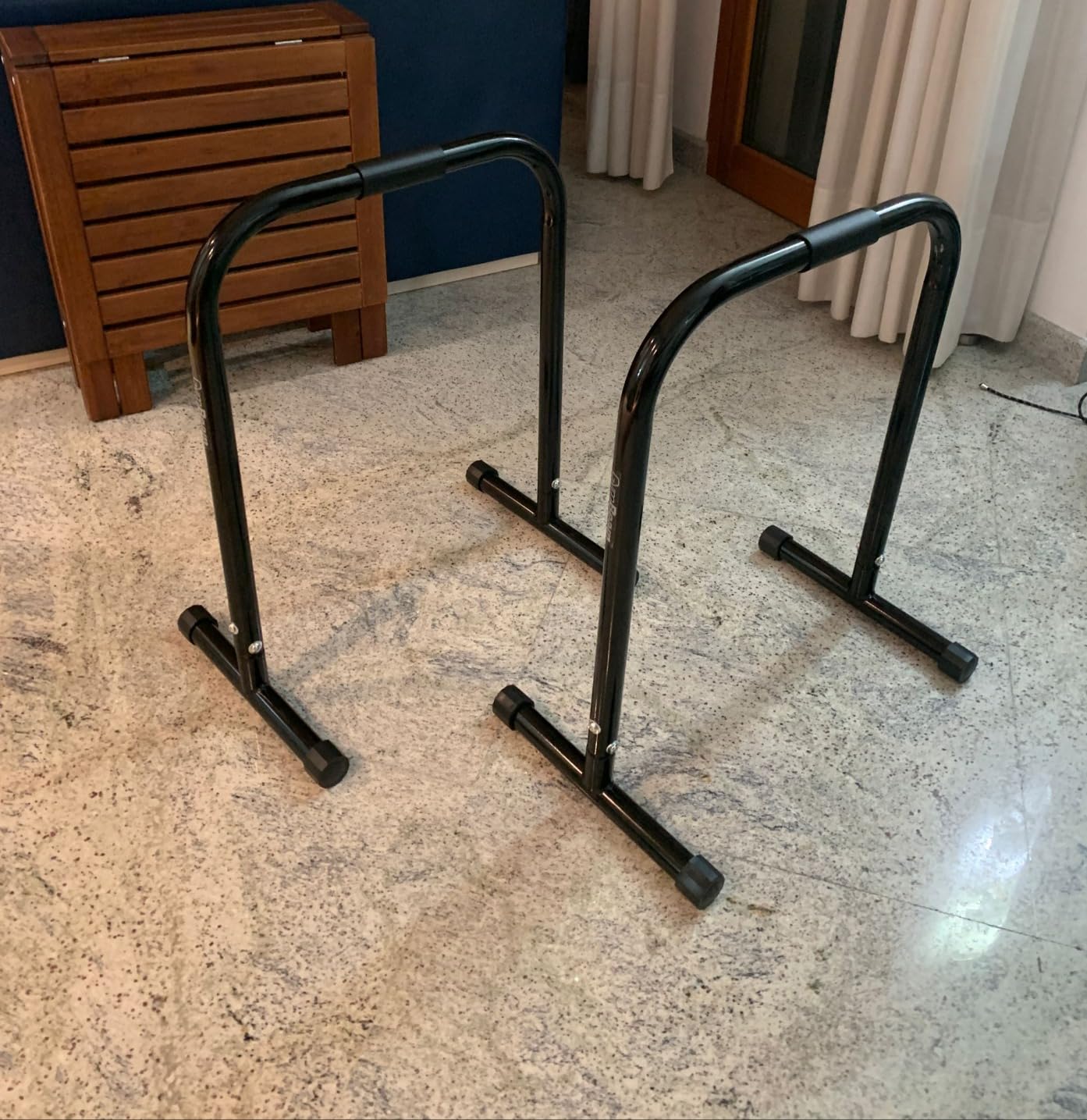 GymBeam DIP II Parallele Calisthenics Nere Allenamento Casa