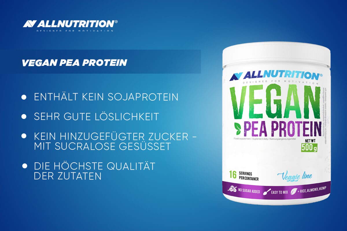 AllNutrition Pea Protein Vaniglia 500g Vegane