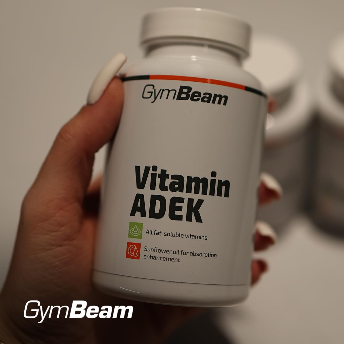 GymBeam Vitamine ADEK 90 Capsule Liposolubili A D E K