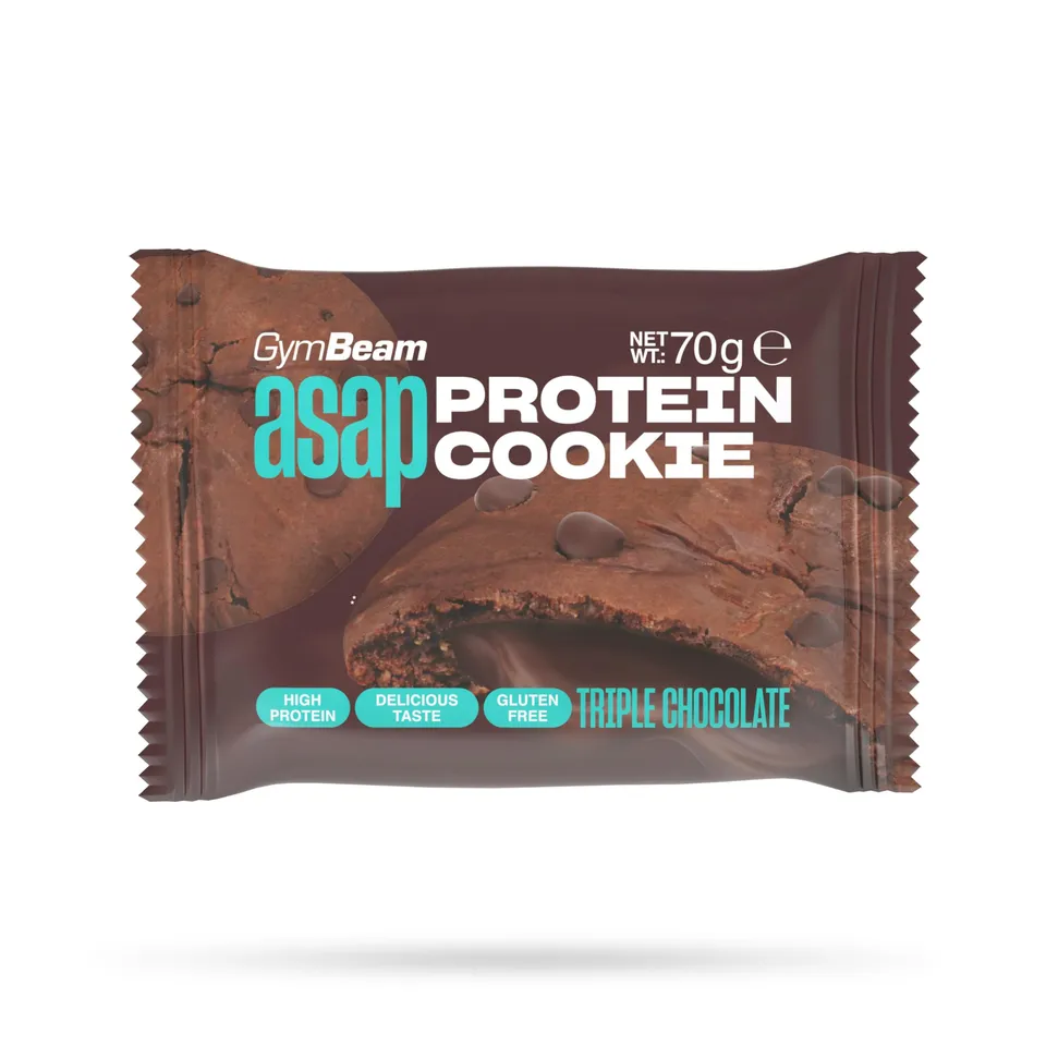 GymBeam ASAP Cookie Proteico Triple Chocolate 10x70g