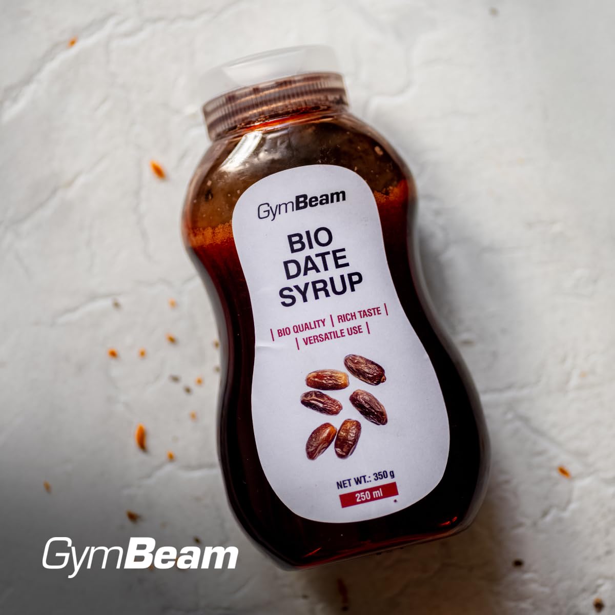 GymBeam Sciroppo di Datteri BIO 250 ml Dolcificante Naturale