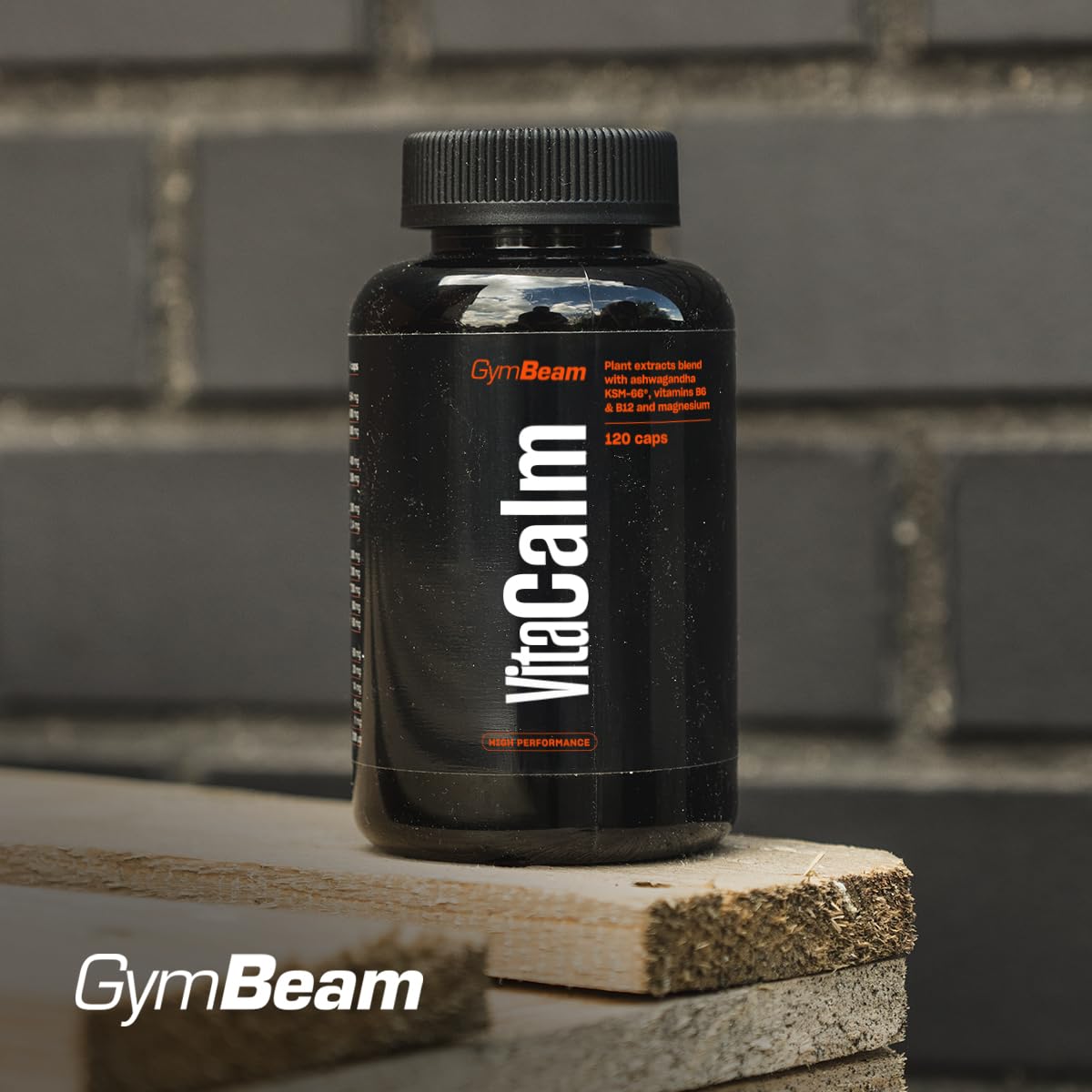 GymBeam VitaCalm 120 Cps Ashwagandha KSM-66 Stress