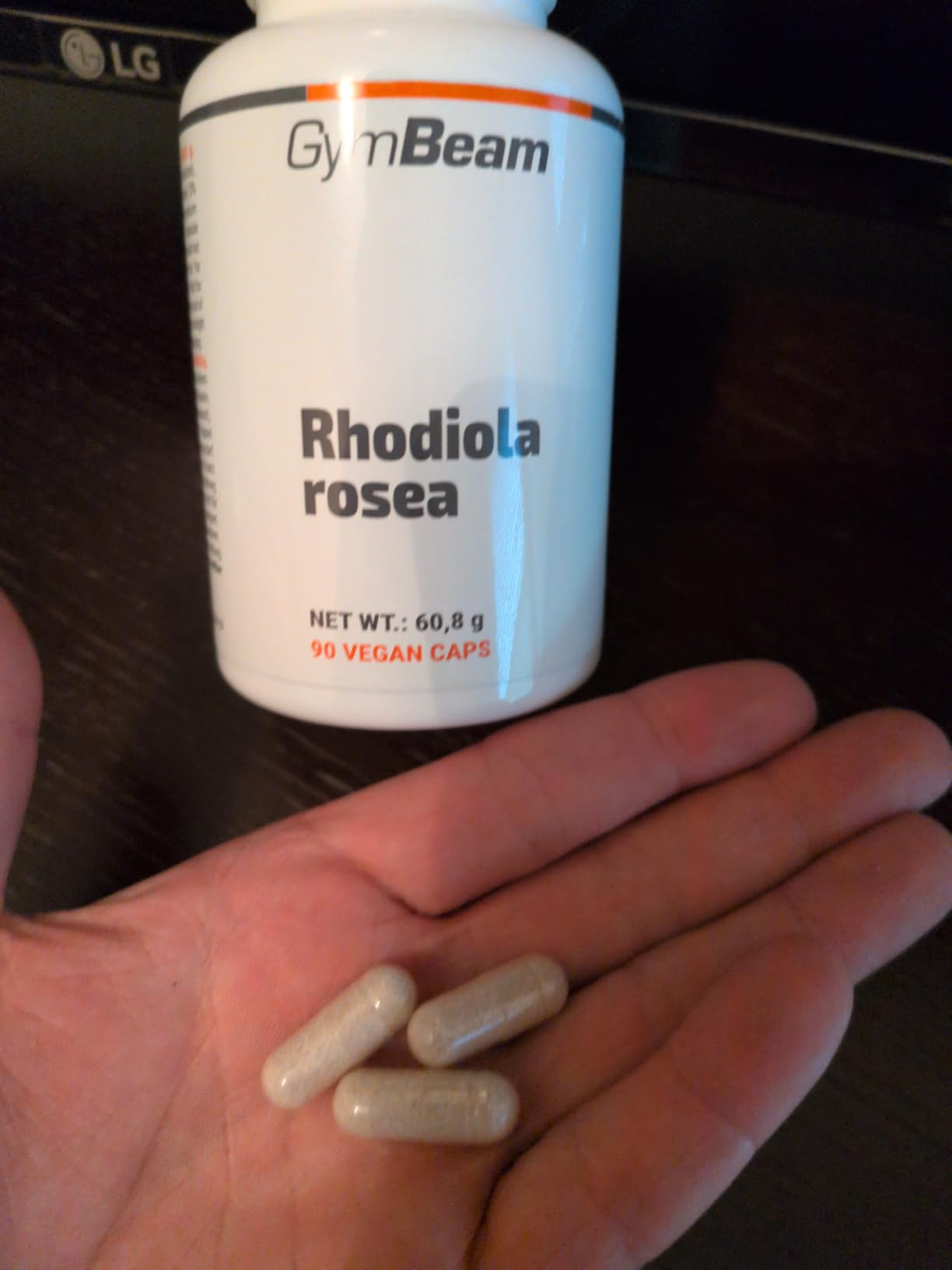 GymBeam Rhodiola Rosea Capsule 90cps Adattogeno