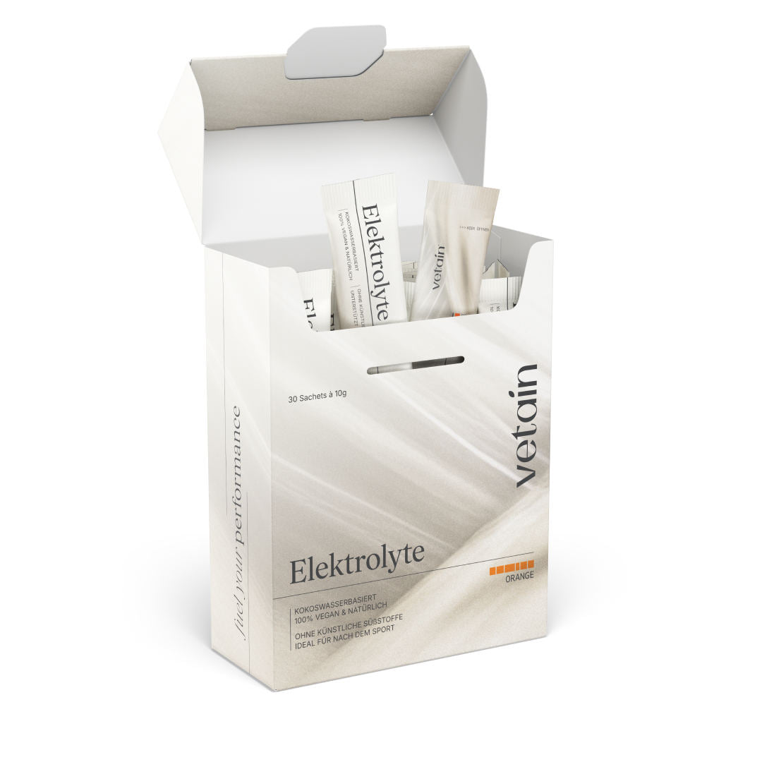 Vetain Elettroliti Arancia 30 Bustine con 4 Vitamine per Sport