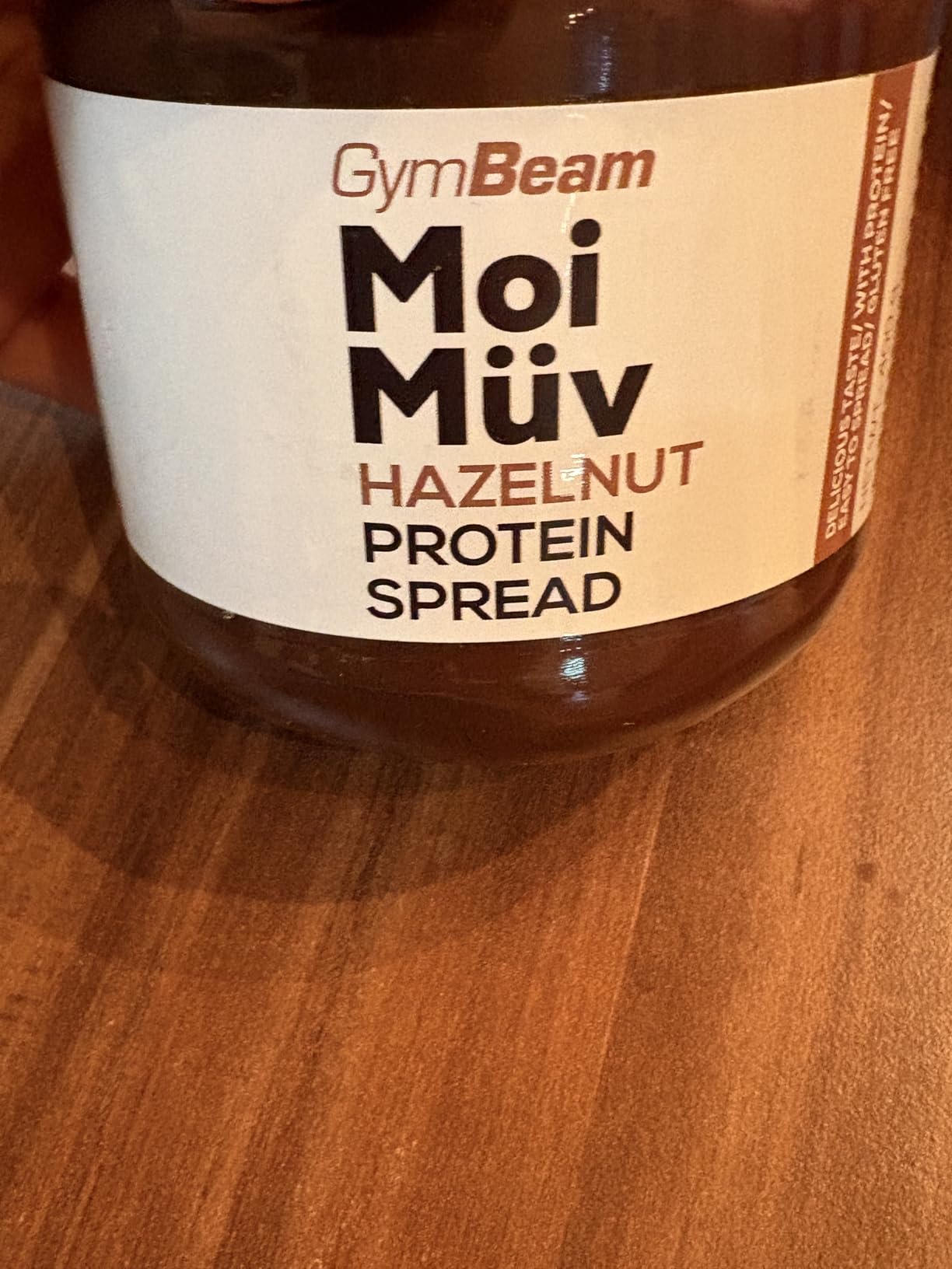 GymBeam MoiMüv Crema Proteica 400 g Nocciola Senza Zuccheri