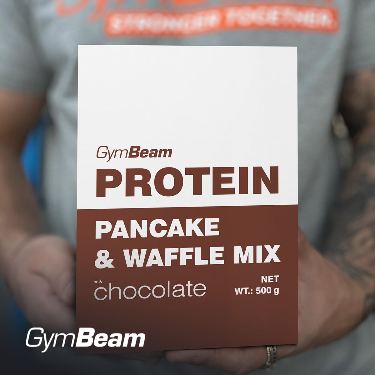 GymBeam Pancake Mix Proteico Cioccolato 500g