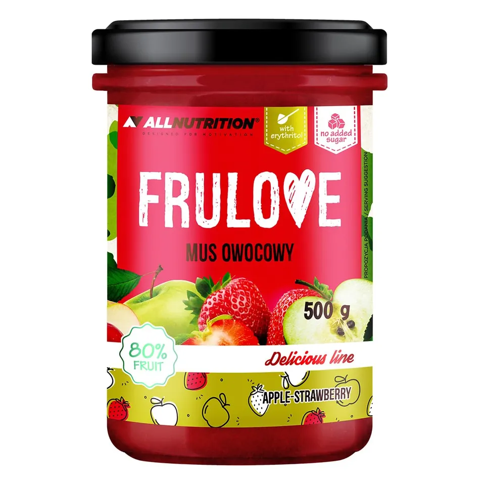 AllNutrition Frulove Marmellata Fragola Mela 500g Senza Zucchero