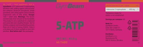 GymBeam 5-ATP Integratore Vegano 450 mg Compresse