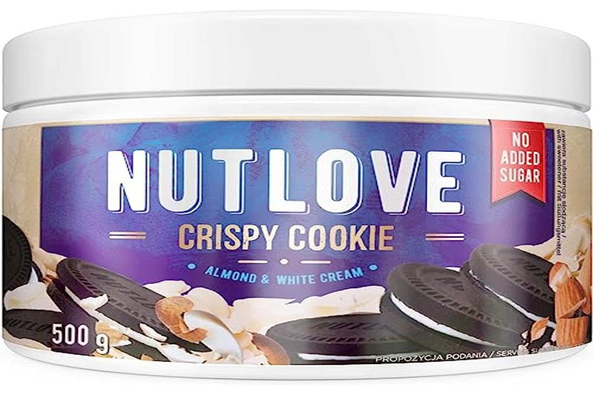 AllNutrition Nutlove Crispy Cookie Crema 500g Senza Zucchero