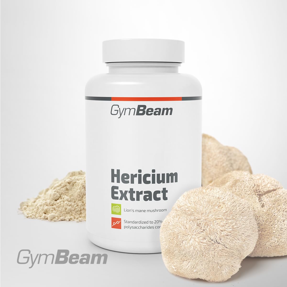 GymBeam Hericium Erinaceus 500 mg Capsule Memoria