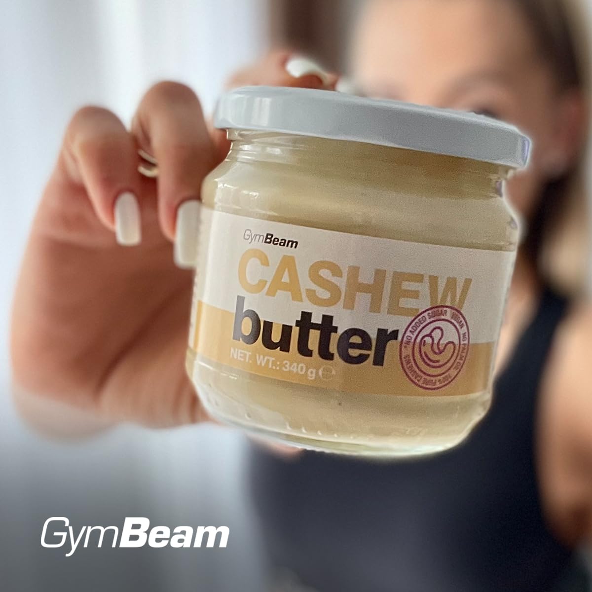 GymBeam Burro di Anacardi Crema Spalmabile Naturale 340g