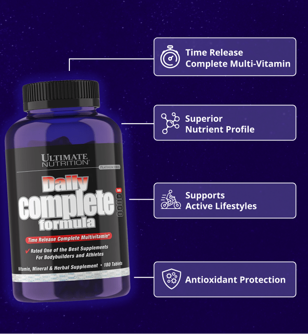 Ultimate Nutrition Daily Complete Formula multivitaminico 23 vitamine e minerali