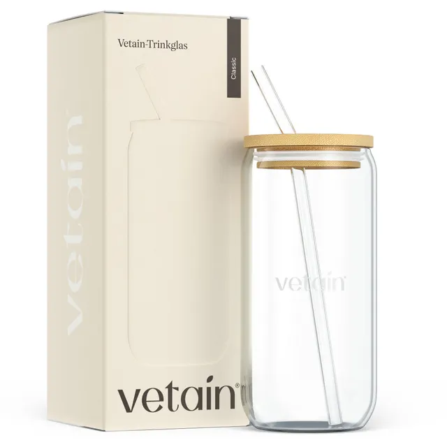 Vetain Bicchiere vetro con logo accessorio palestra