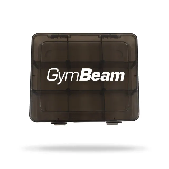 GymBeam Portapillole Regolabile 9 Scomparti da Viaggio