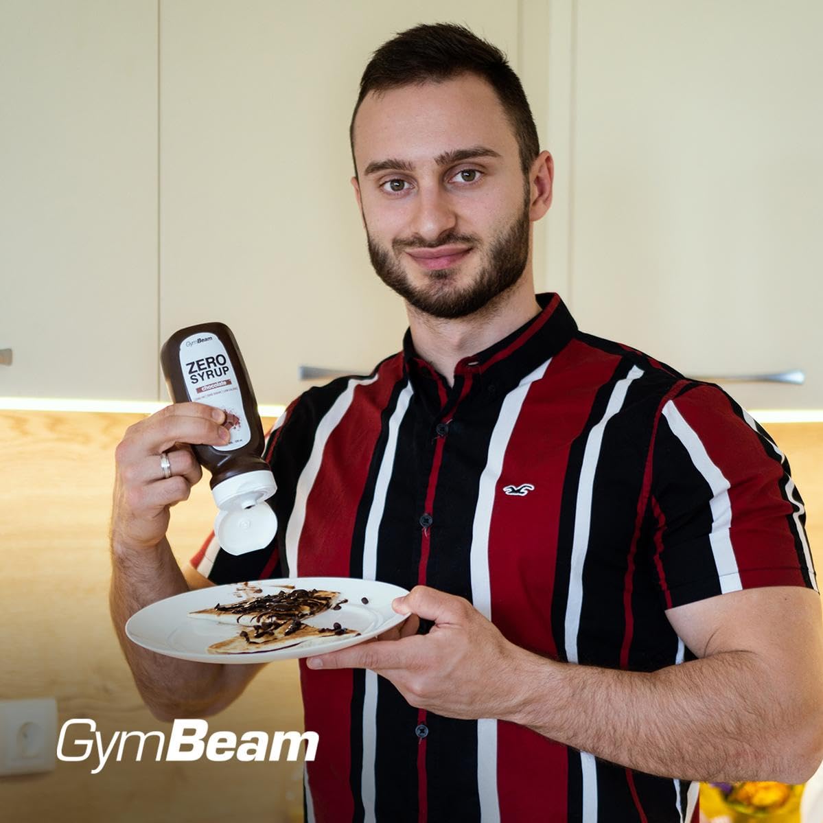 GymBeam Sciroppo ZERO Chocolate 320 ml Dolcificante Zero Calorie