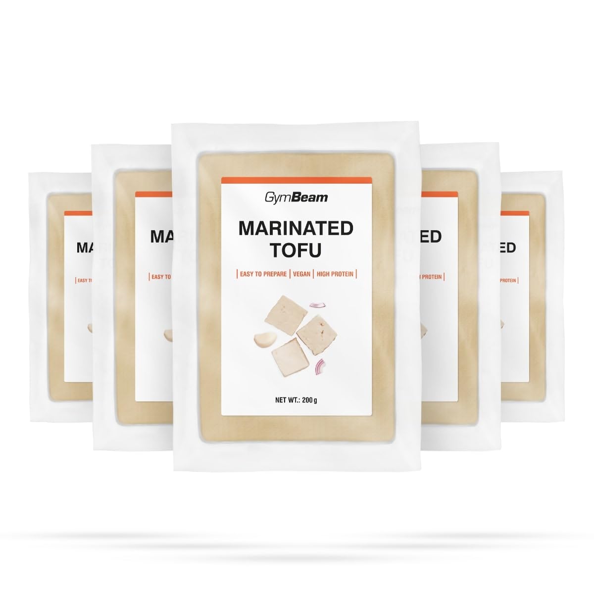 GymBeam Alimentazione Tofu Marinato 5x200g proteico
