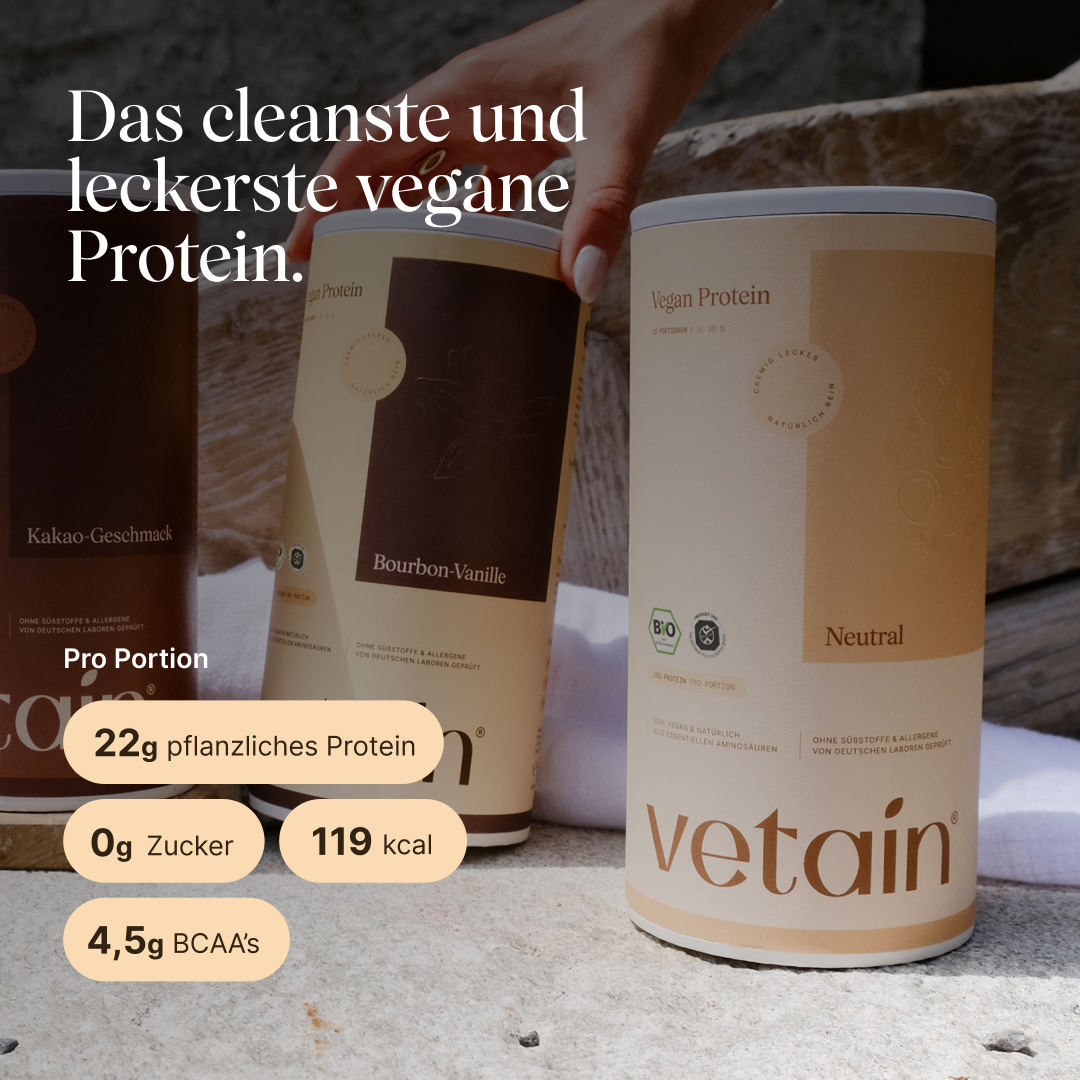 Vetain Vegan Protein Neutro 540g Bio in Polvere