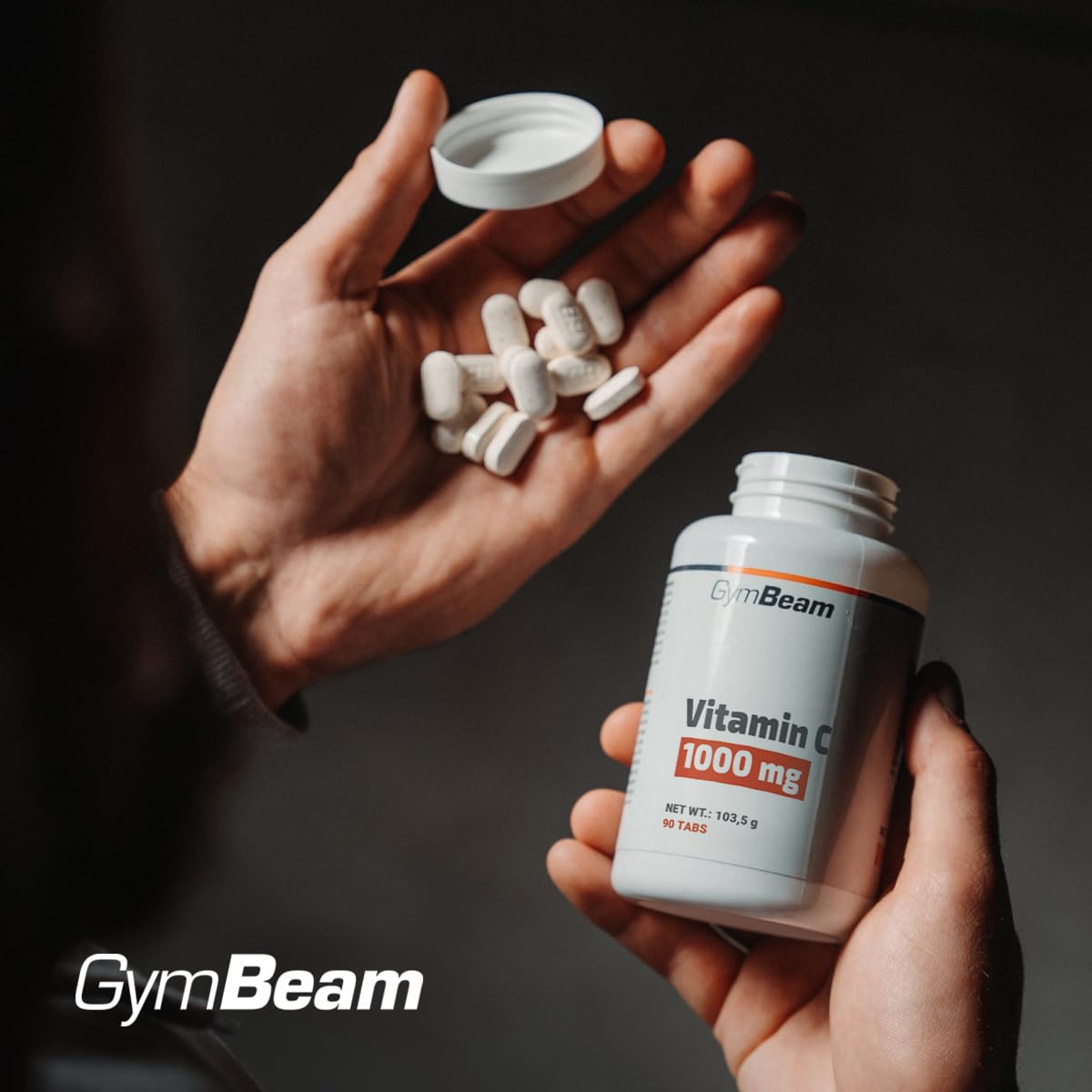 GymBeam Vitamine C 1000mg 30 cpr acido ascorbico immunità