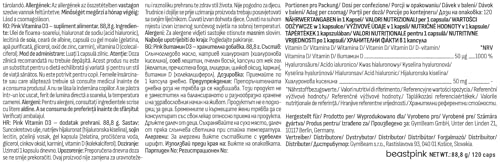 GymBeam Vitamine D3 Pink capsule 120pz 2000 UI ialuronico